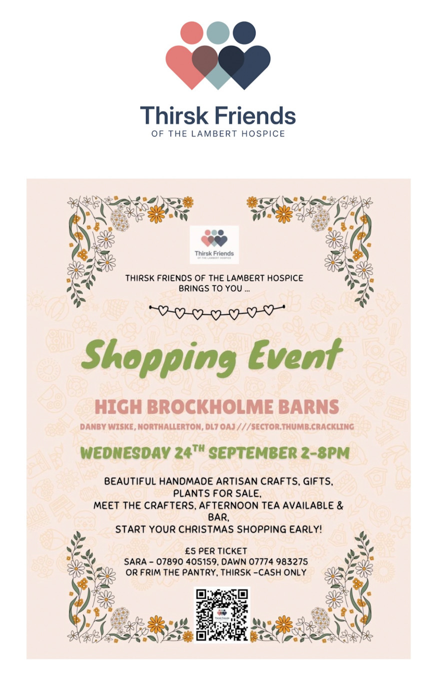Thirsk Friends of the Lambert Hospice Shopping Event