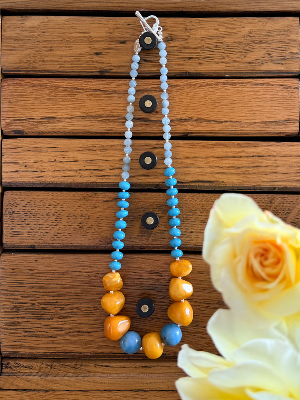 COLOUR POP GEMSTONE NECKLACE