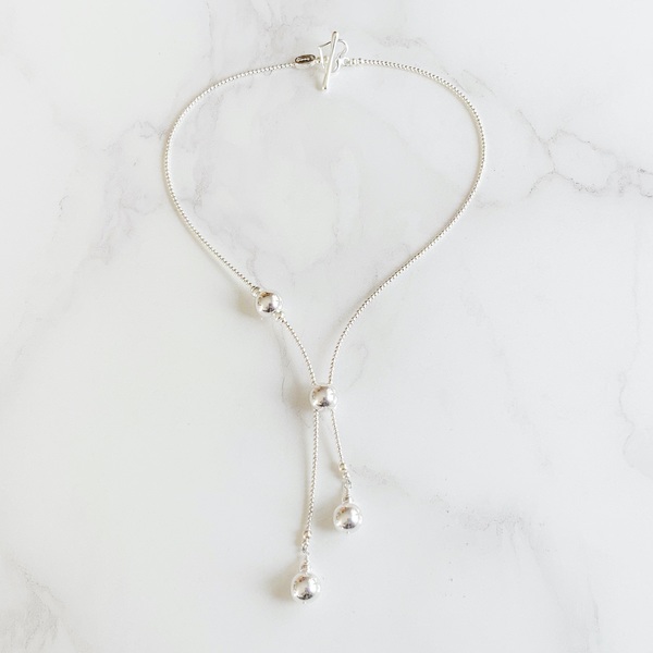 Offset Orb Necklace