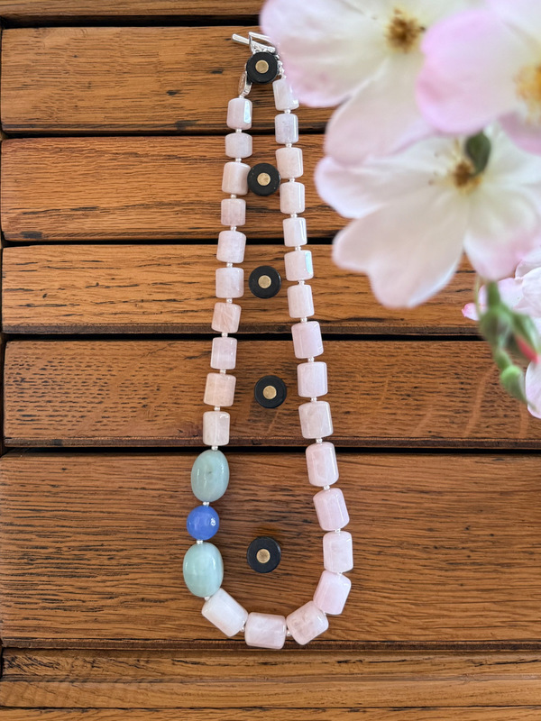 PINK SKIES GEMSTONE NECKLACE
