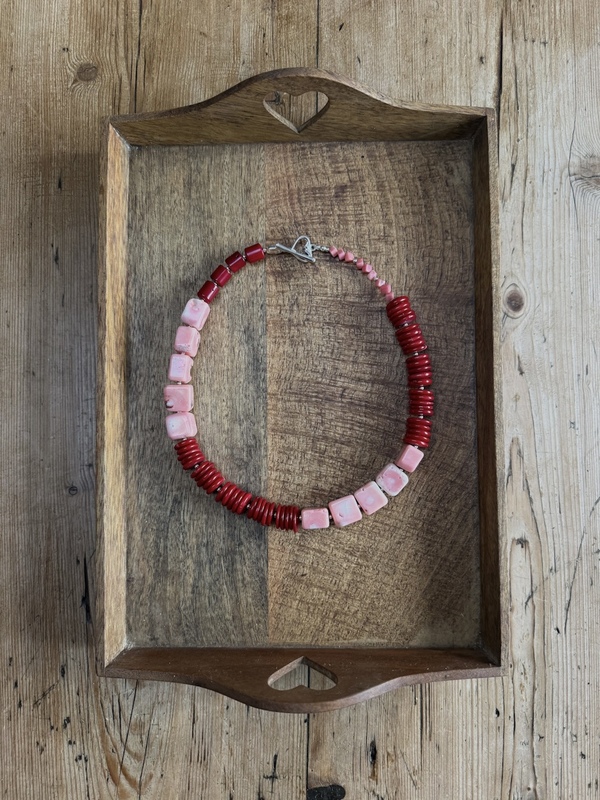 CORAL SEA BAMBOO STATEMENT NECKLACE