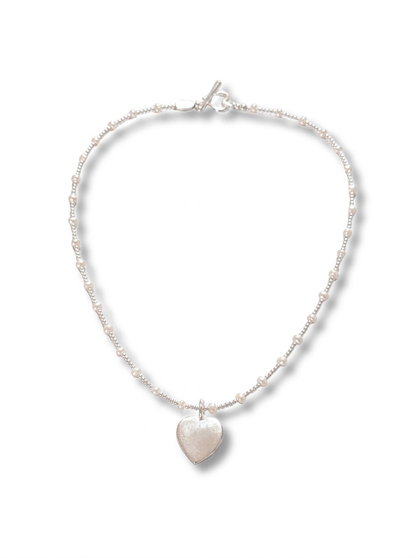 SWEET HEART PEARL NECKLACE