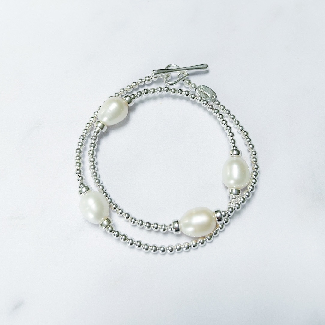 Luscious Pearl Wrap Bracelet