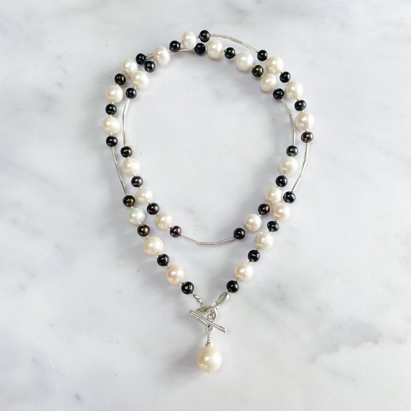 Monochrome ‘One of a Kind’ Long Necklace
