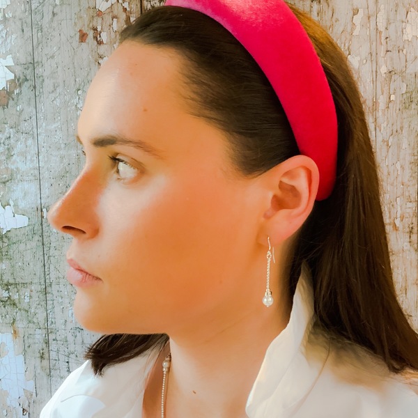 Freshwater Pearl Long Drop Earrings