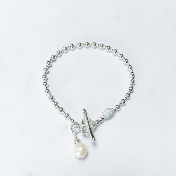 Mini Orb Drop Pearl Bracelet