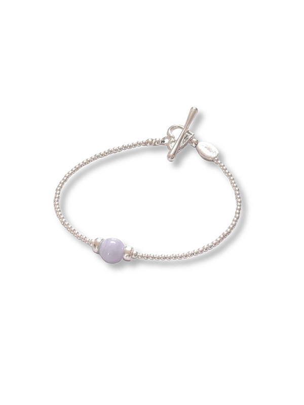 CALMING AGATE ORB BRACELET