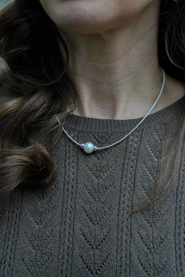 CHERISHED PEARL SKINNY NECKLACE