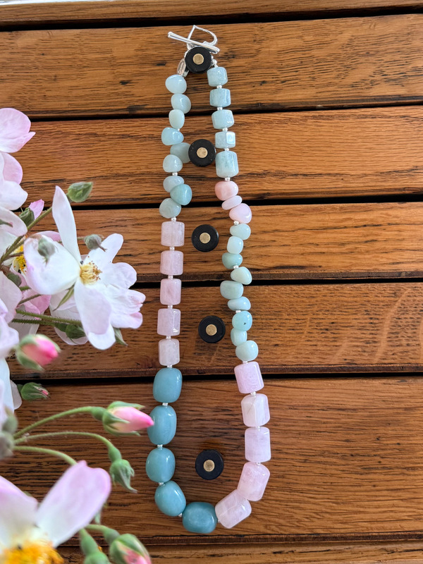 STRAWBERRY SORBET GEMSTONE NECKLACE