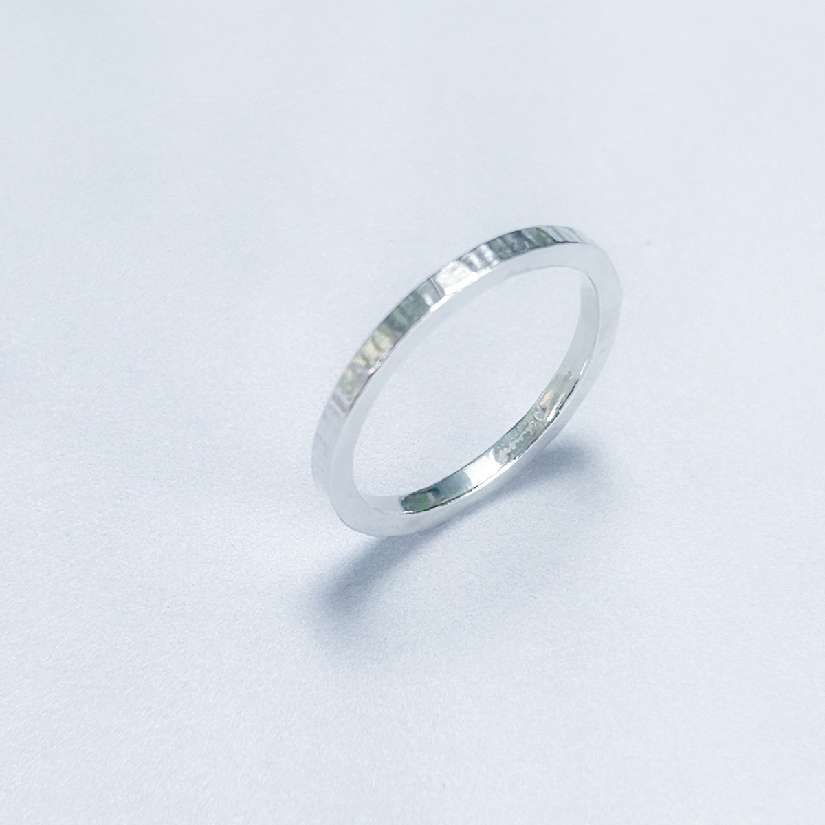 Hammered Stacker Ring 