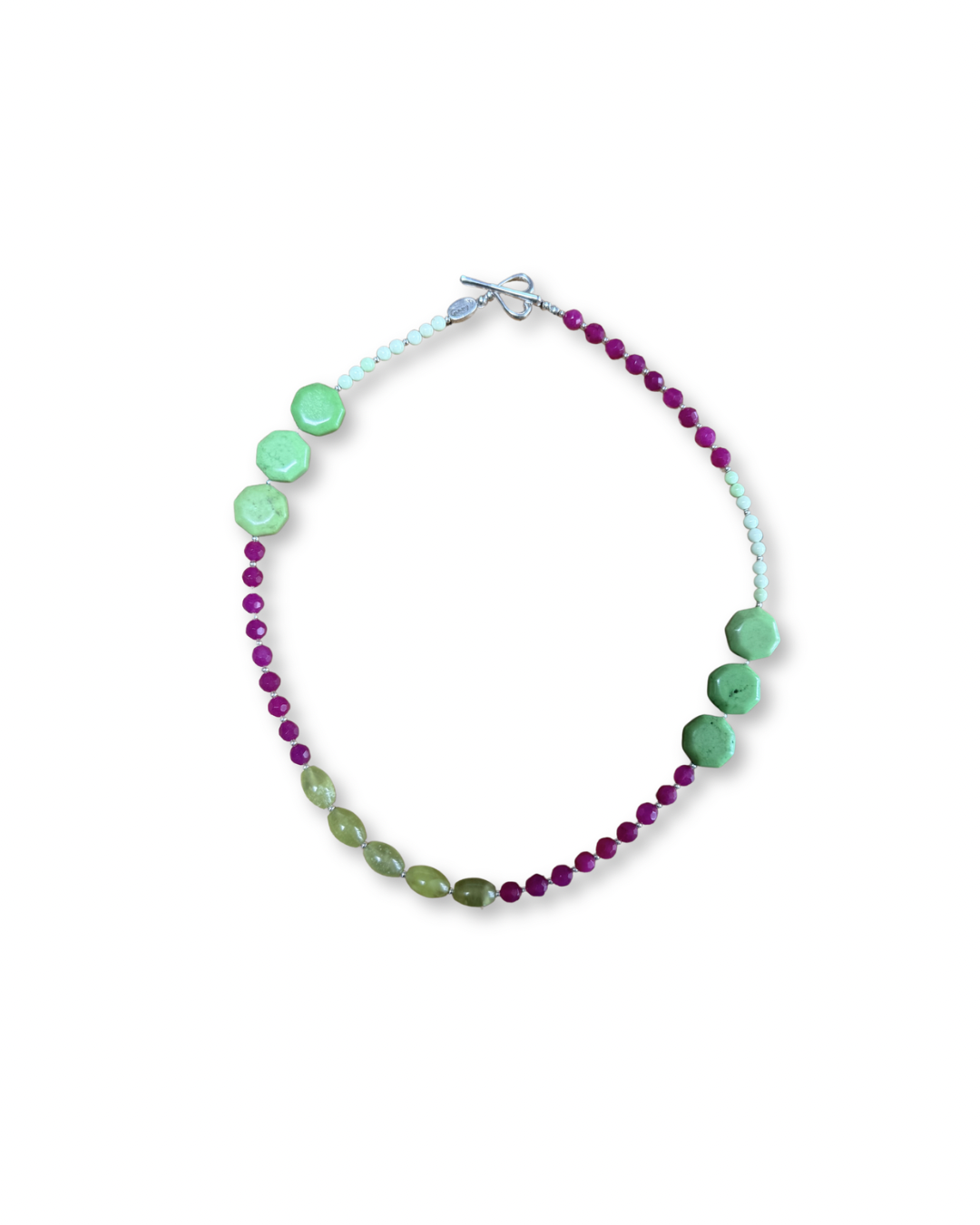 WATERMELON SUGAR GEMSTONE NECKLACE