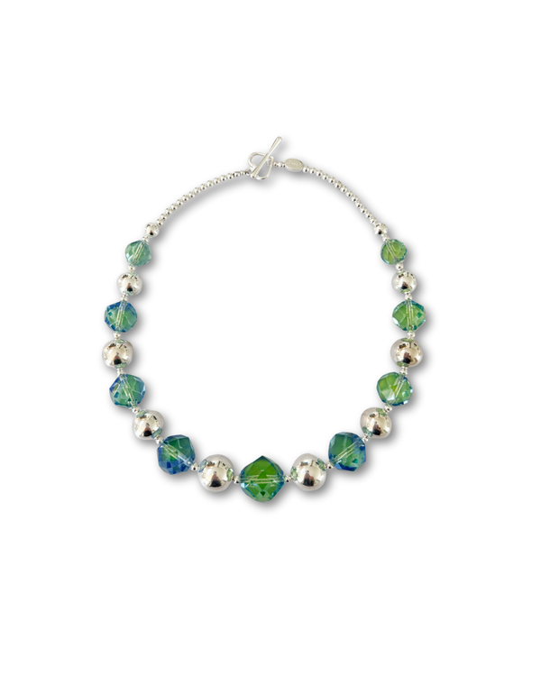 Vintage Two Tone Statement Necklace