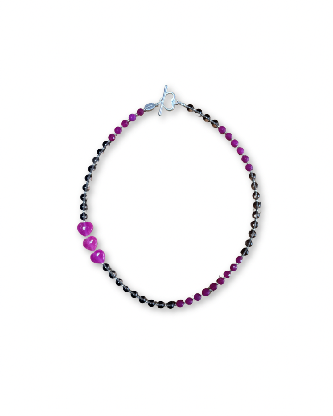 SUNSET BLUSH GEMSTONE NECKLACE